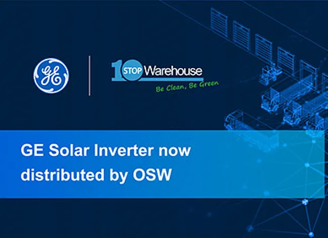 GE Solar Inverter and One Stop Warehouse announce a strategic partnership that will bring high value to the Australian solar PV market